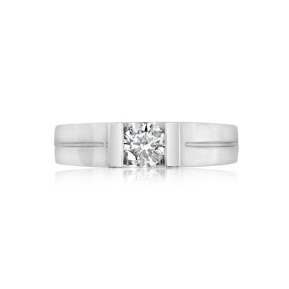 Diamond 18K men ring setting - Lotus Diamond