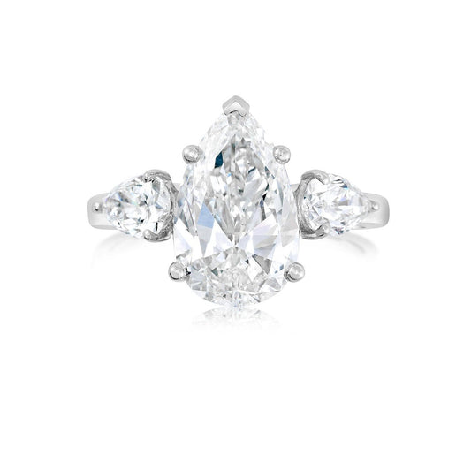 Diamond 18K ring setting - Lotus Diamond