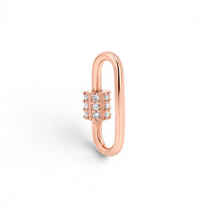 Diamond Barrel Charm Connector - Lotus Diamond