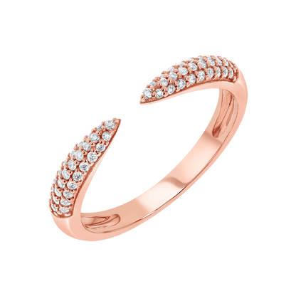 Diamond Claw Ring - Lotus Diamond