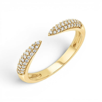 Diamond Claw Ring - Lotus Diamond