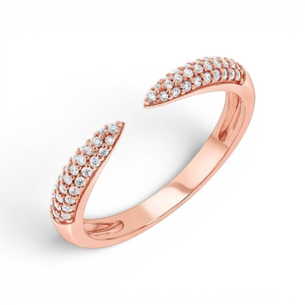 Diamond Claw Ring - Lotus Diamond