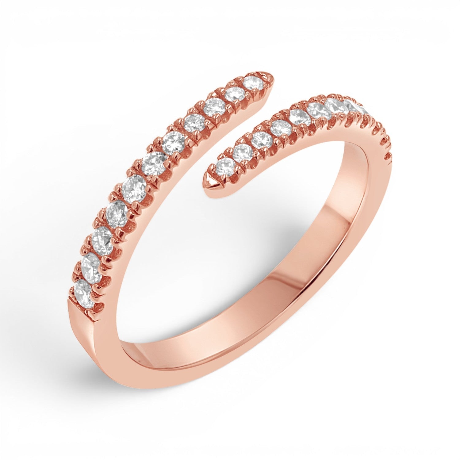Diamond Coil Ring - Lotus Diamond