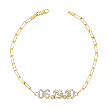 Diamond Date Bracelet - Lotus Diamond