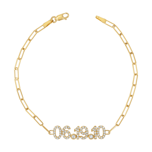 Diamond Date Bracelet - Lotus Diamond