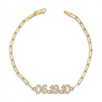 Diamond Date Bracelet - Lotus Diamond
