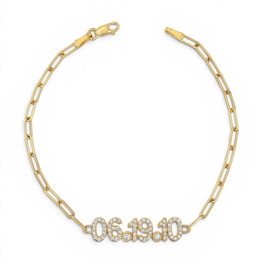 Diamond Date Bracelet - Lotus Diamond