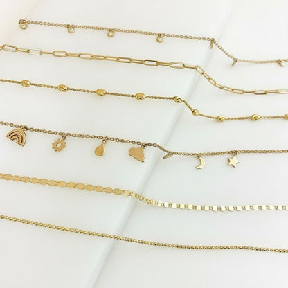 Diamond Drop Anklet - Lotus Diamond