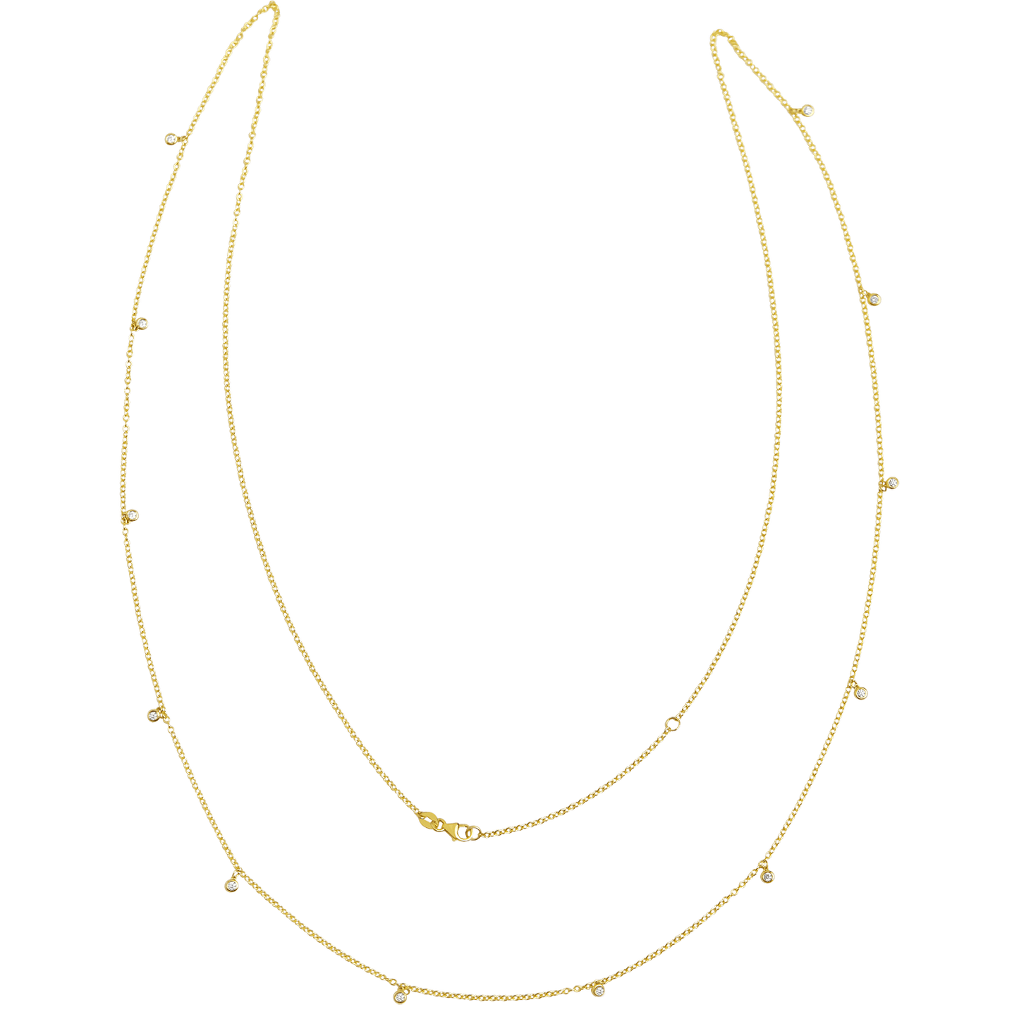 Diamond Drop Belly Chain - Lotus Diamond