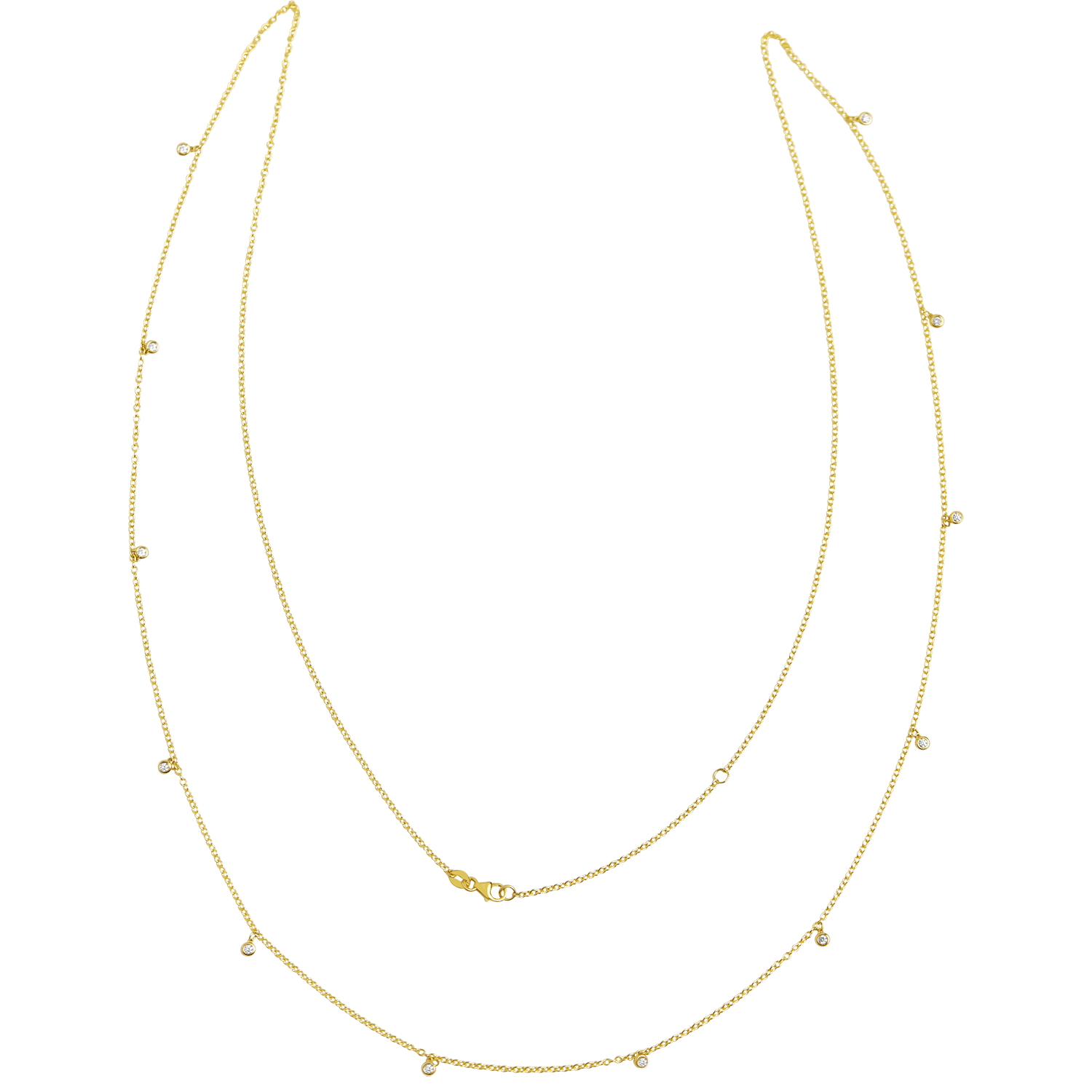 Diamond Drop Belly Chain - Lotus Diamond