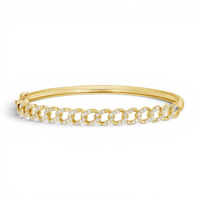 Diamond Pave Cuban Bracelet - Lotus Diamond