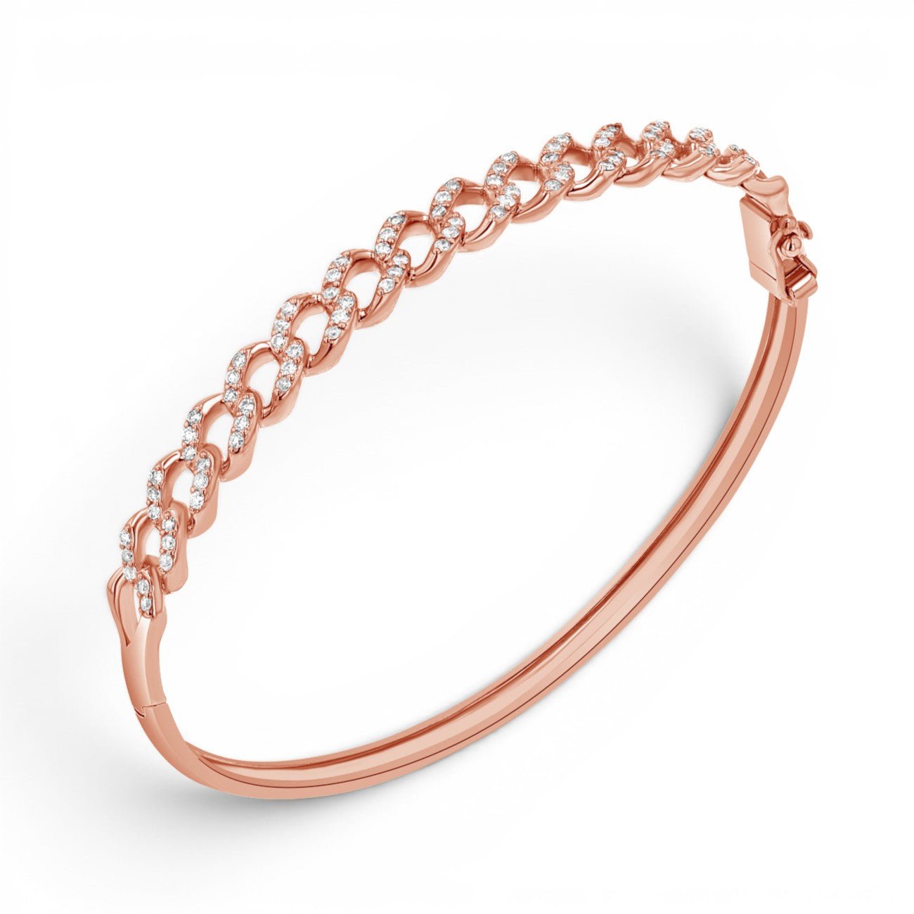 Diamond Pave Cuban Bracelet - Lotus Diamond