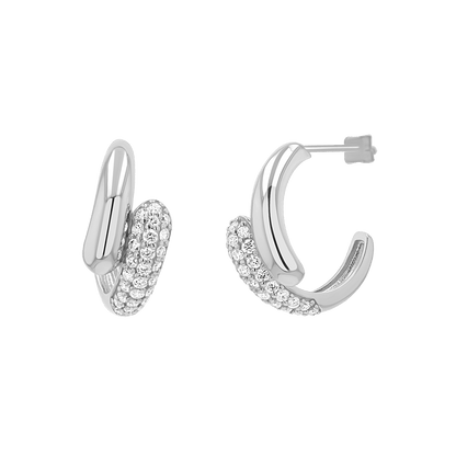 Diamond Rendezvous Hoop Earrings - Lotus Diamond
