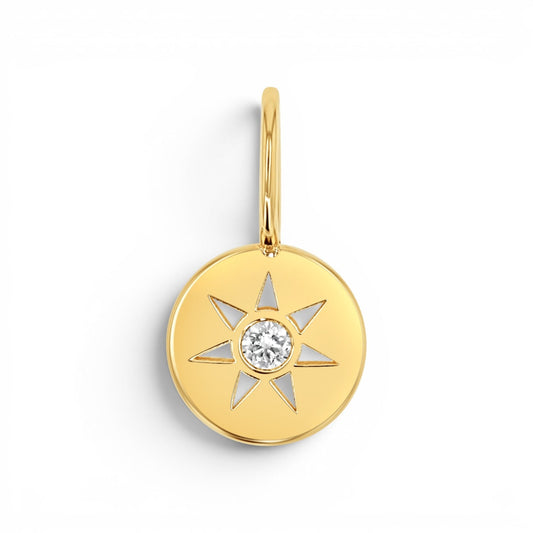 Diamond Sun Charm - Lotus Diamond