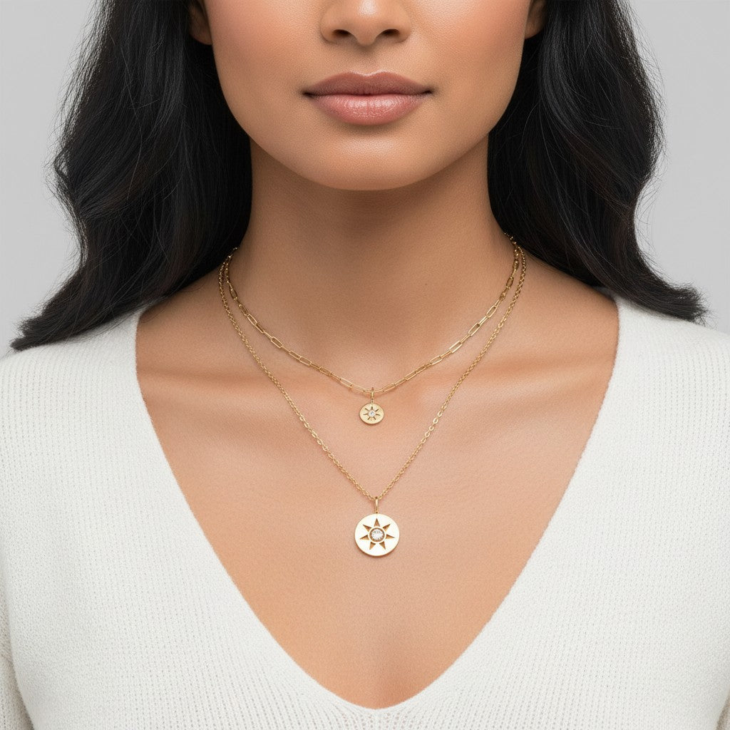 Diamond Sun Charm - Lotus Diamond