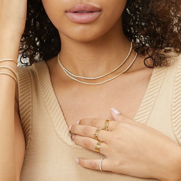 Diamond Tennis Necklace - Lotus Diamond
