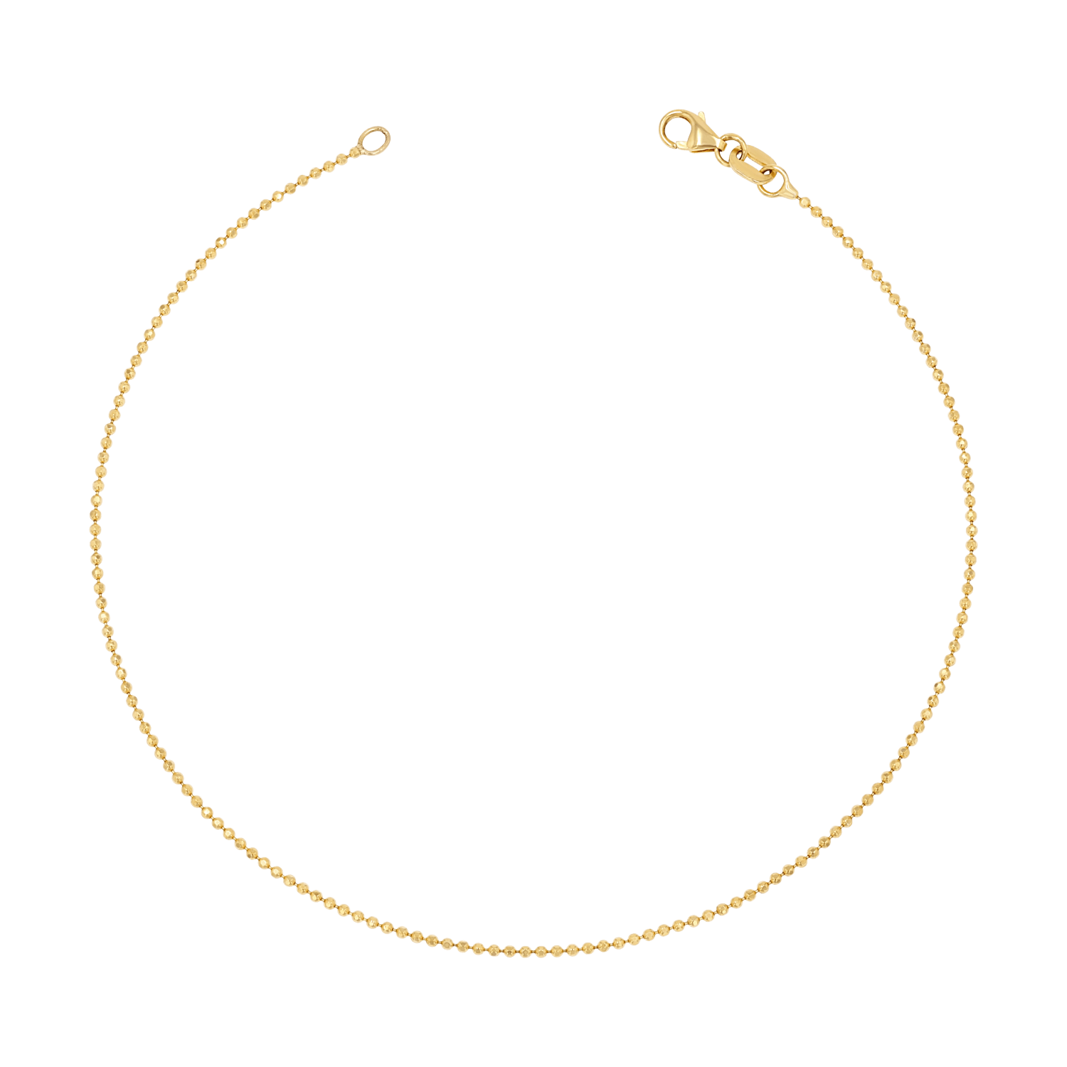 Disco Ball Chain Anklet - Lotus Diamond