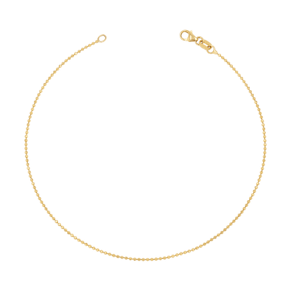 Disco Ball Chain Anklet - Lotus Diamond
