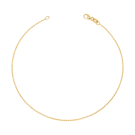 Disco Ball Chain Anklet - Lotus Diamond