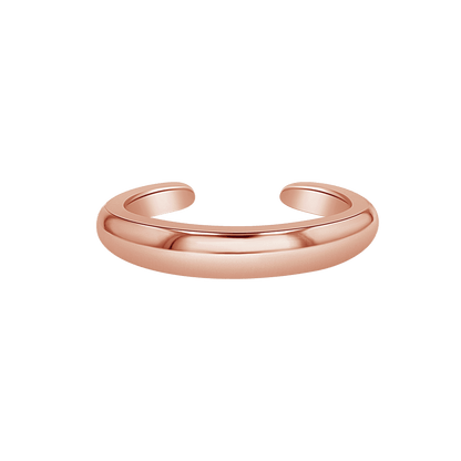 Dome Ear Cuff - Lotus Diamond