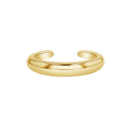 Dome Ear Cuff - Lotus Diamond