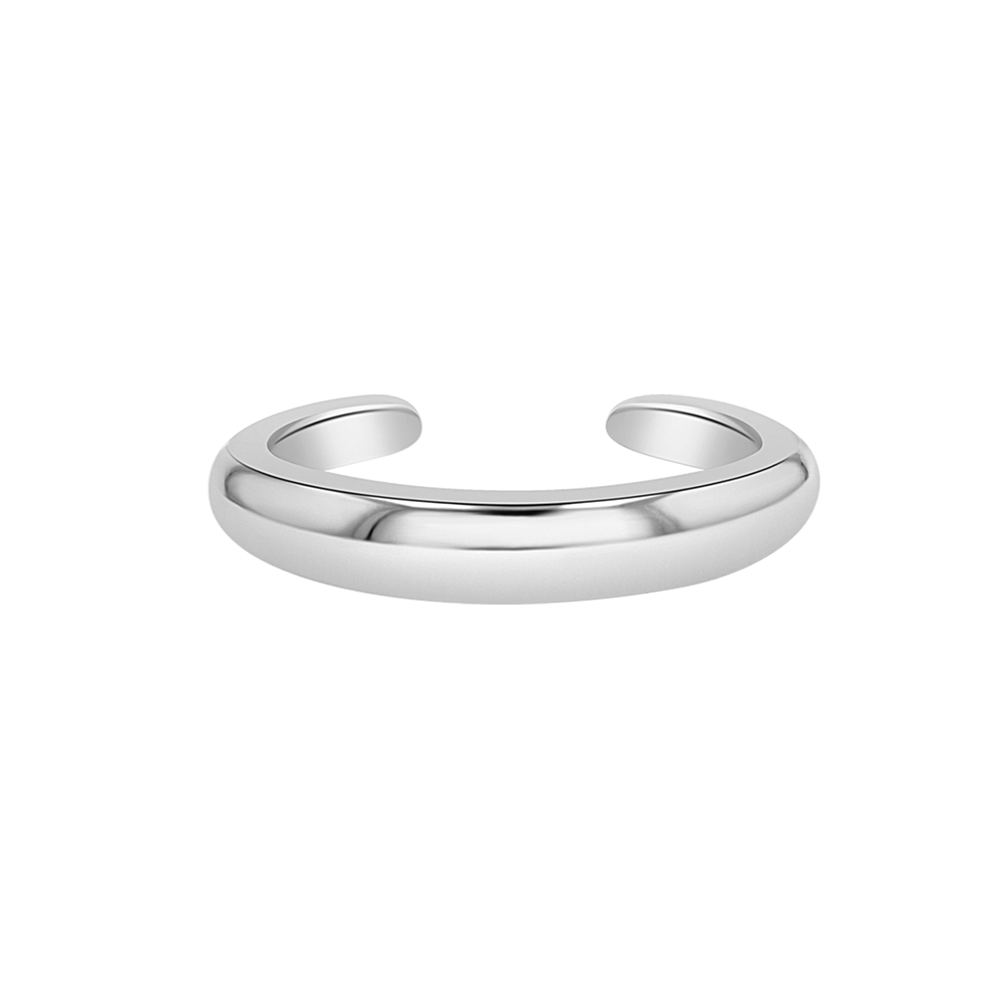 Dome Ear Cuff - Lotus Diamond
