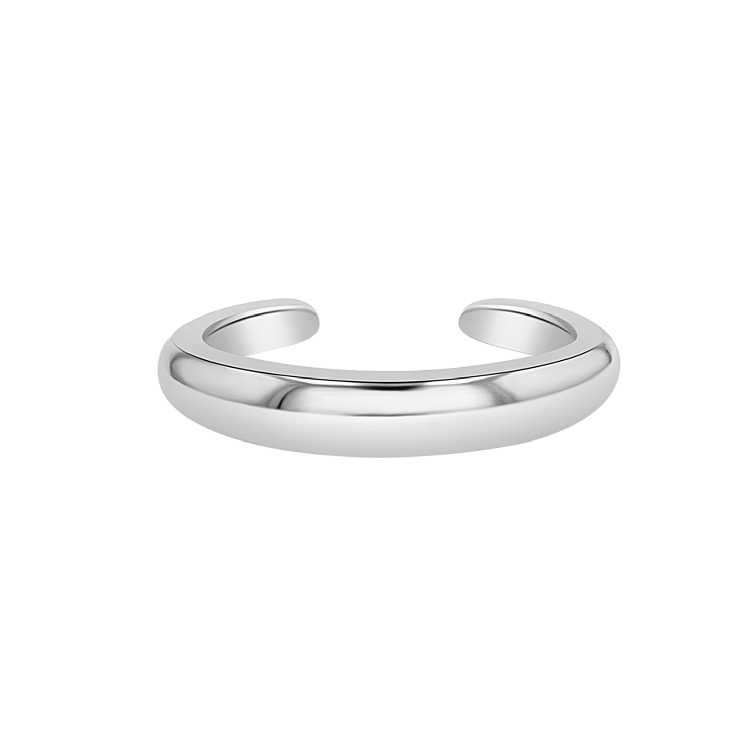 Dome Ear Cuff - Lotus Diamond