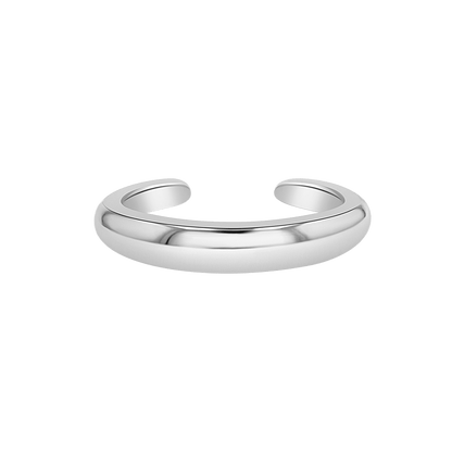 Dome Ear Cuff - Lotus Diamond