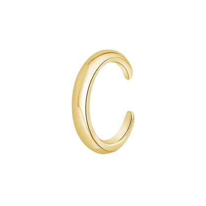 Dome Ear Cuff - Lotus Diamond