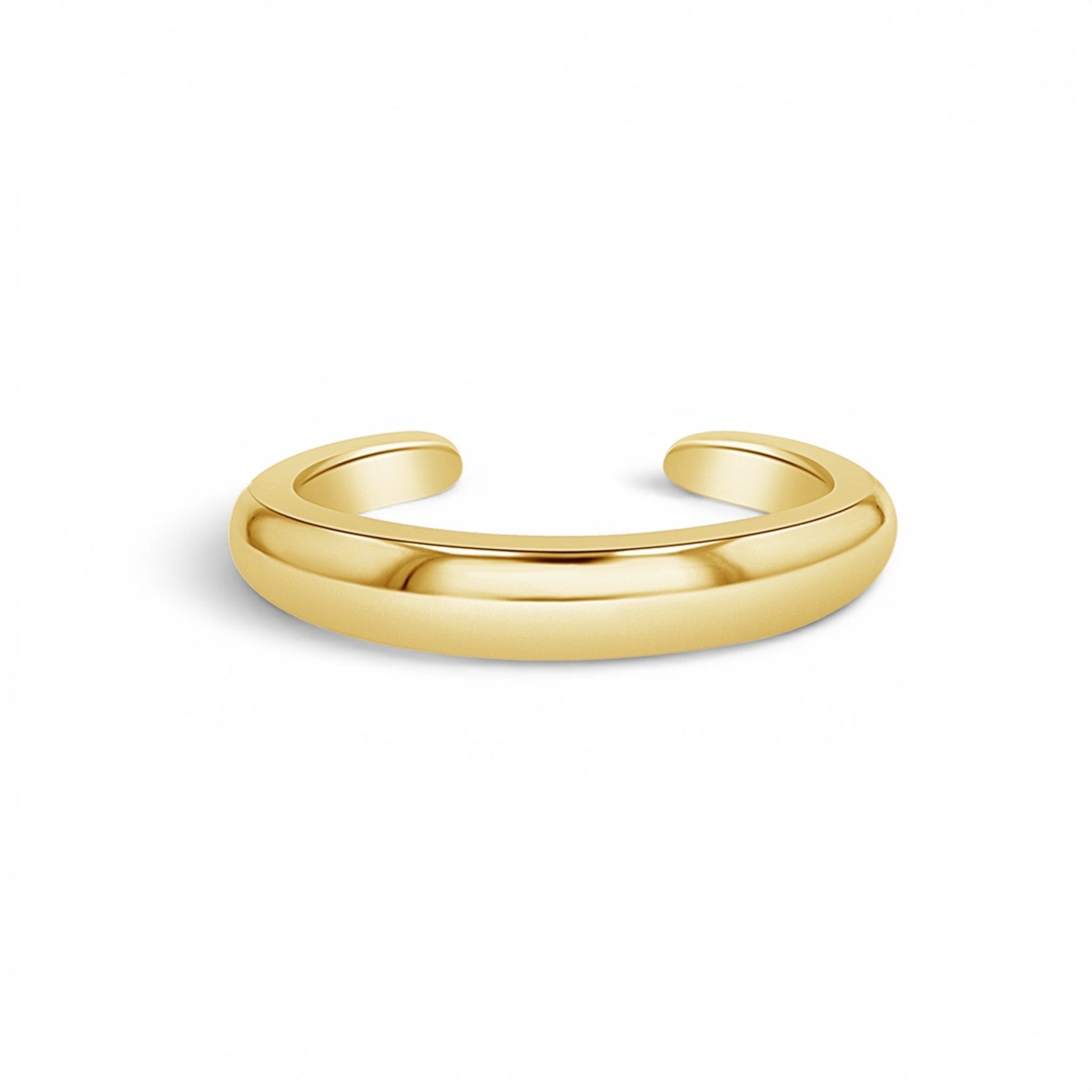 Dome Ear Cuff - Lotus Diamond