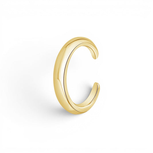 Dome Ear Cuff - Lotus Diamond