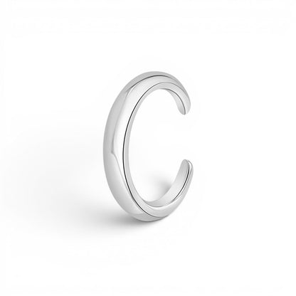 Dome Ear Cuff - Lotus Diamond