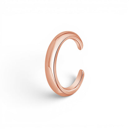 Dome Ear Cuff - Lotus Diamond