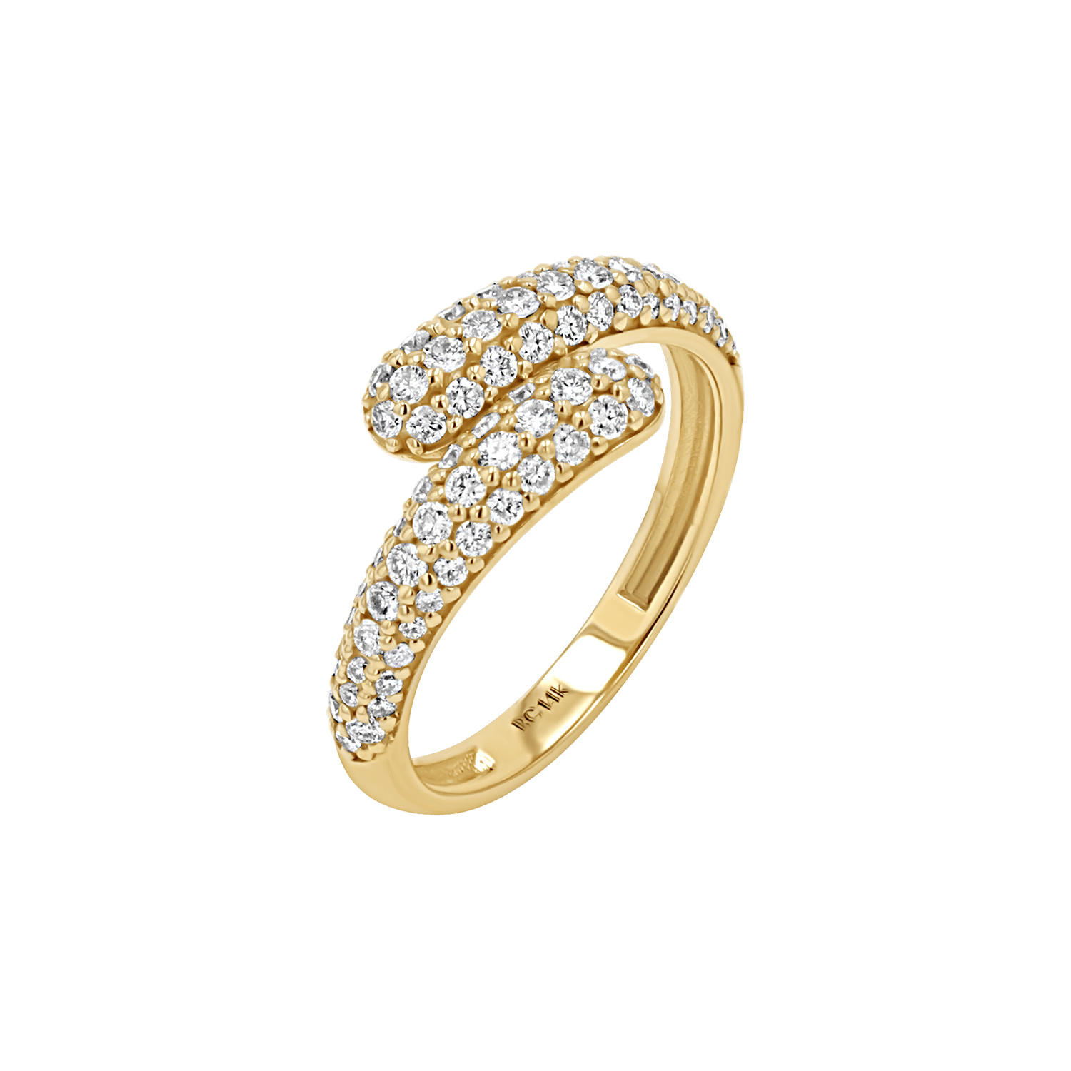 Double Diamond Rendezvous Ring - Lotus Diamond