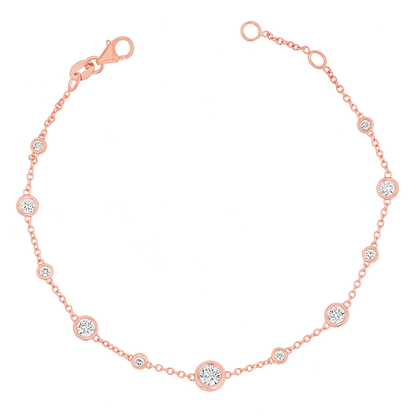 Endless Diamond Strand Bracelet - Lotus Diamond