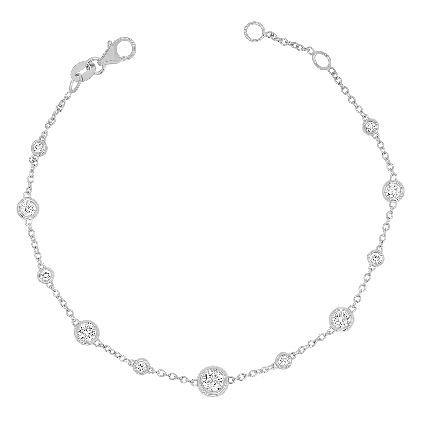 Endless Diamond Strand Bracelet - Lotus Diamond