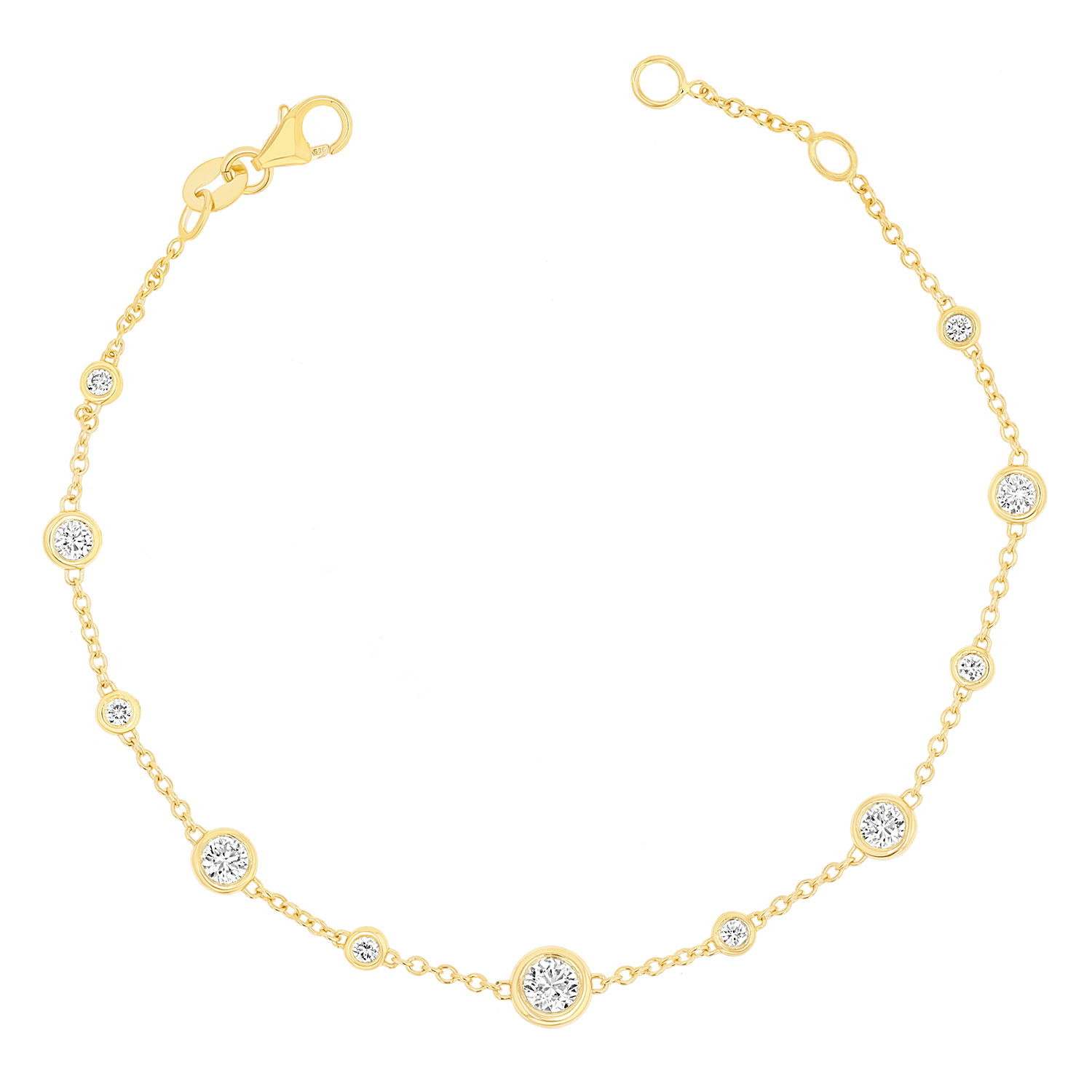 Endless Diamond Strand Bracelet - Lotus Diamond