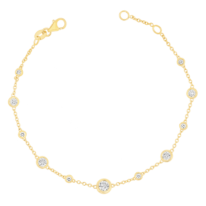 Endless Diamond Strand Bracelet - Lotus Diamond