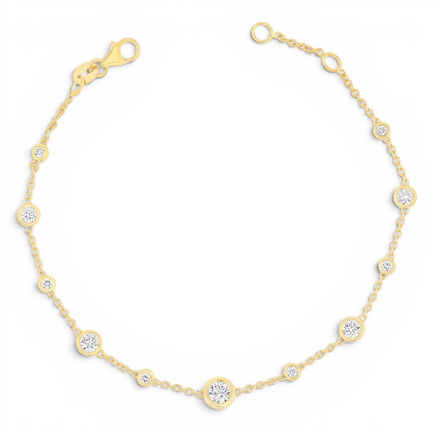 Endless Diamond Strand Bracelet - Lotus Diamond