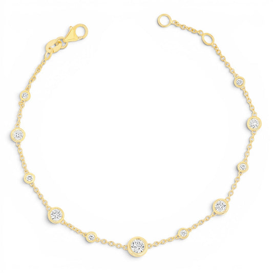 Endless Diamond Strand Bracelet - Lotus Diamond