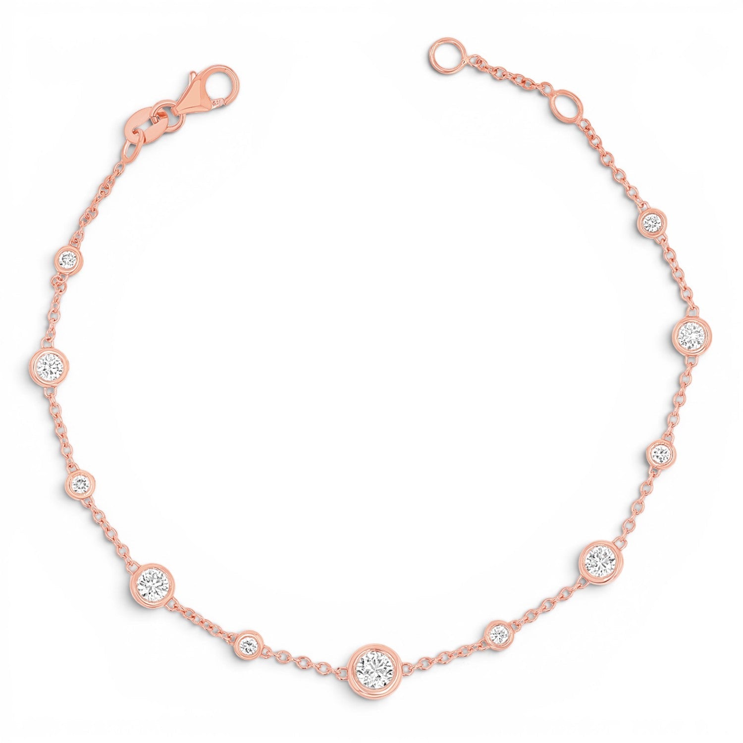 Endless Diamond Strand Bracelet - Lotus Diamond