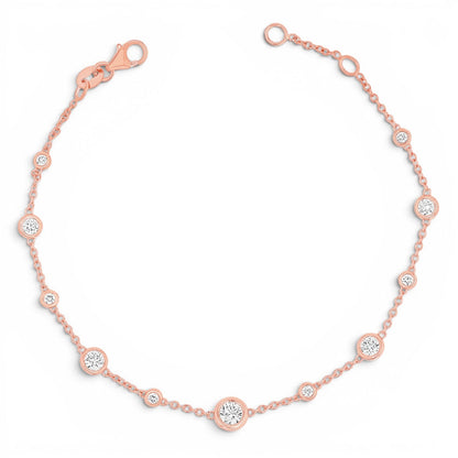 Endless Diamond Strand Bracelet - Lotus Diamond