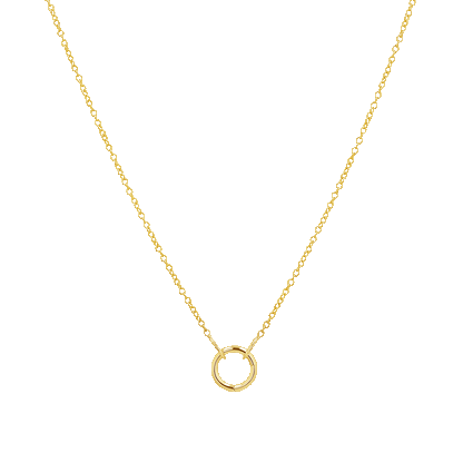 Connector Cable Chain Necklace - Lotus Diamond