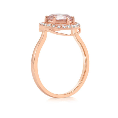 Fancy Pink Lab - grown Diamond Ring 1.72ctw - Lotus Diamond