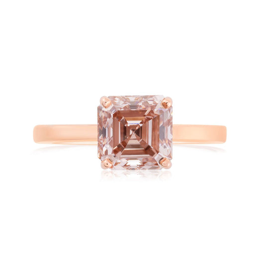 Fancy Pink Lab - grown Diamond Ring 2.36 ctw - Lotus Diamond