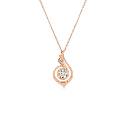 Fashion Angel Wings 18K diamond Pendant - Lotus Diamond