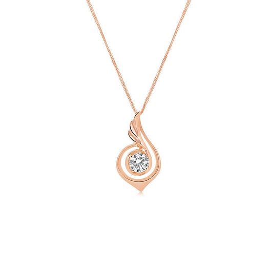Fashion Angel Wings 18K diamond Pendant - Lotus Diamond