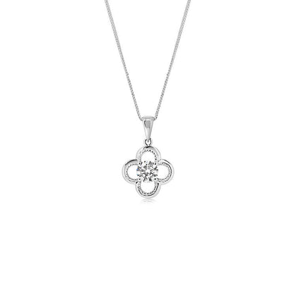 Fashionable flower - shaped 18K diamond Pendant - Lotus Diamond