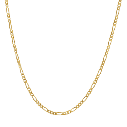 Figaro Chain Necklace - Lotus Diamond