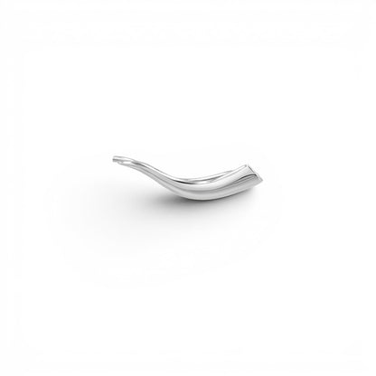 Flame Ear Crawler Earrings - Lotus Diamond